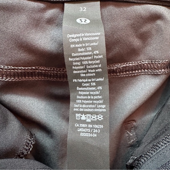 Lululemon ABC Classic-Fit Pant 32” Warpstreme Obsidian Trouser - Picture 3 of 6